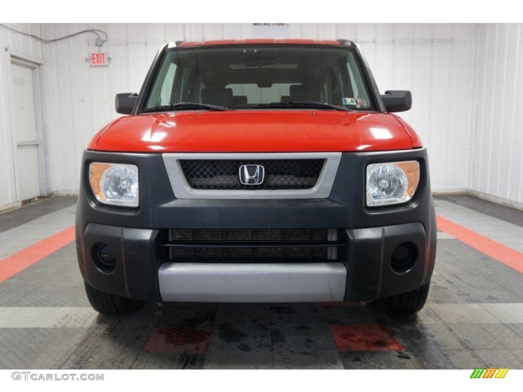 2005 Element EX AWD - Rallye Red / Black/Gray photo #4