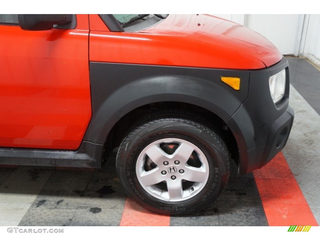 2005 Element EX AWD - Rallye Red / Black/Gray photo #51