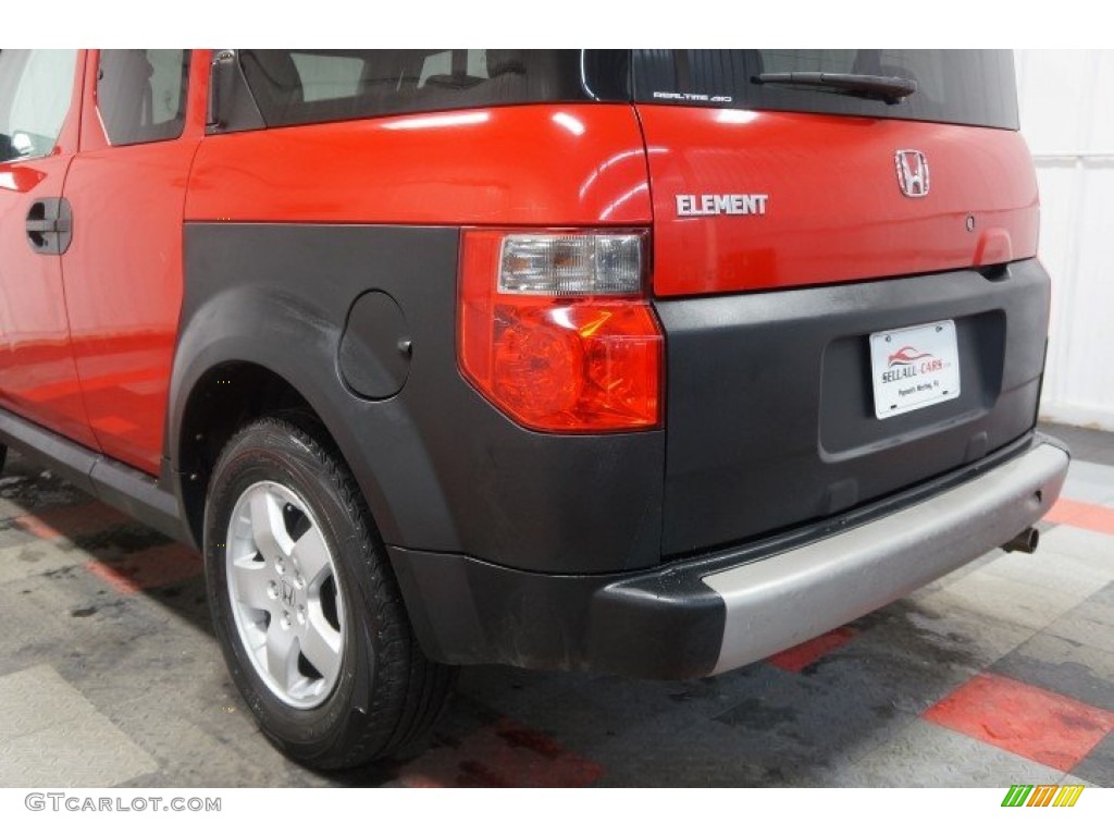 2005 Element EX AWD - Rallye Red / Black/Gray photo #63