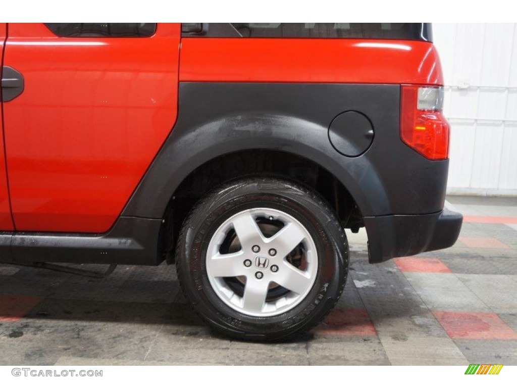 2005 Element EX AWD - Rallye Red / Black/Gray photo #66