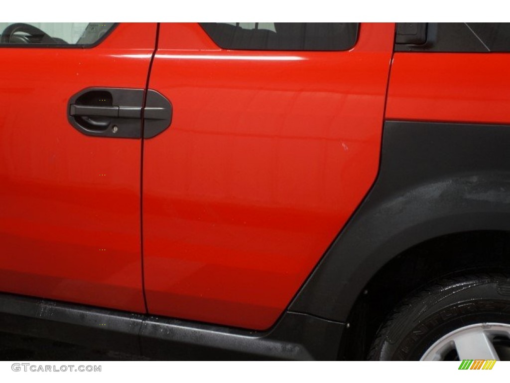 2005 Element EX AWD - Rallye Red / Black/Gray photo #69