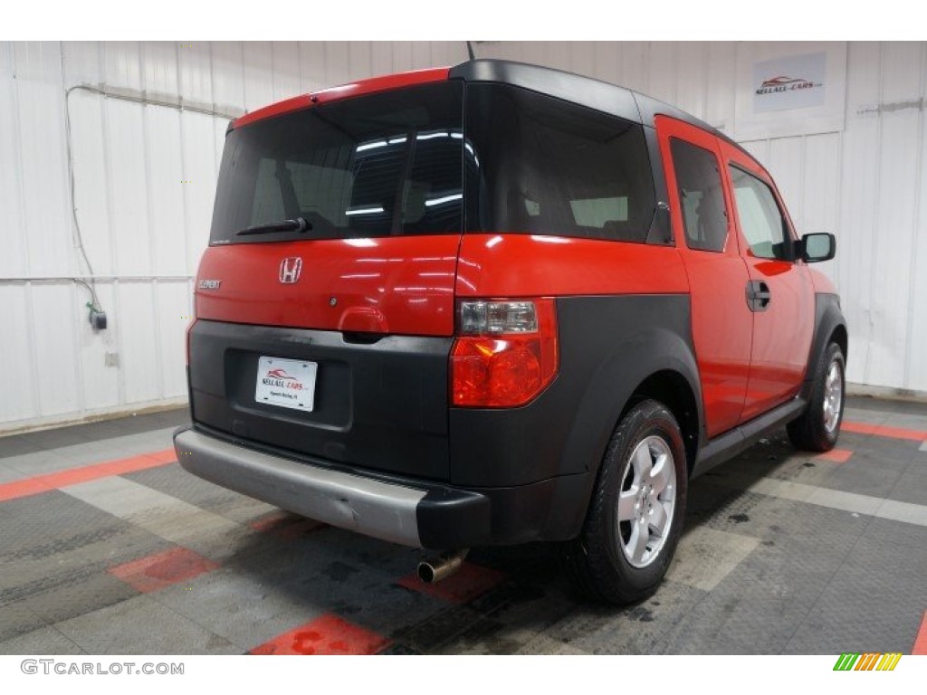 2005 Element EX AWD - Rallye Red / Black/Gray photo #98