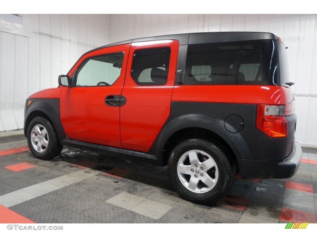 2005 Element EX AWD - Rallye Red / Black/Gray photo #101