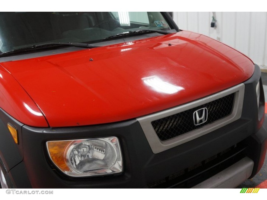 2005 Element EX AWD - Rallye Red / Black/Gray photo #138