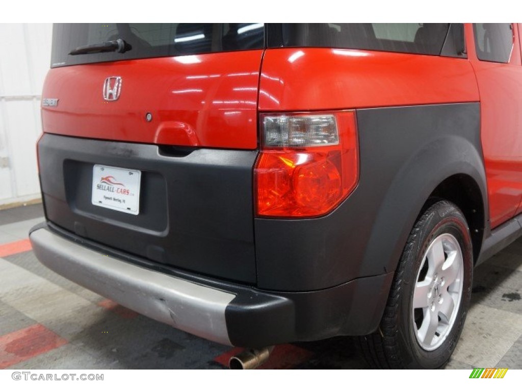 2005 Element EX AWD - Rallye Red / Black/Gray photo #154