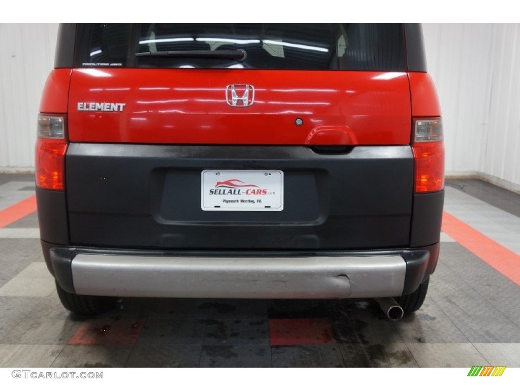 2005 Element EX AWD - Rallye Red / Black/Gray photo #155