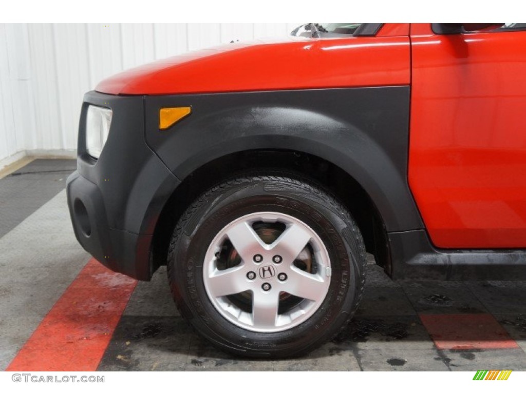 2005 Element EX AWD - Rallye Red / Black/Gray photo #163