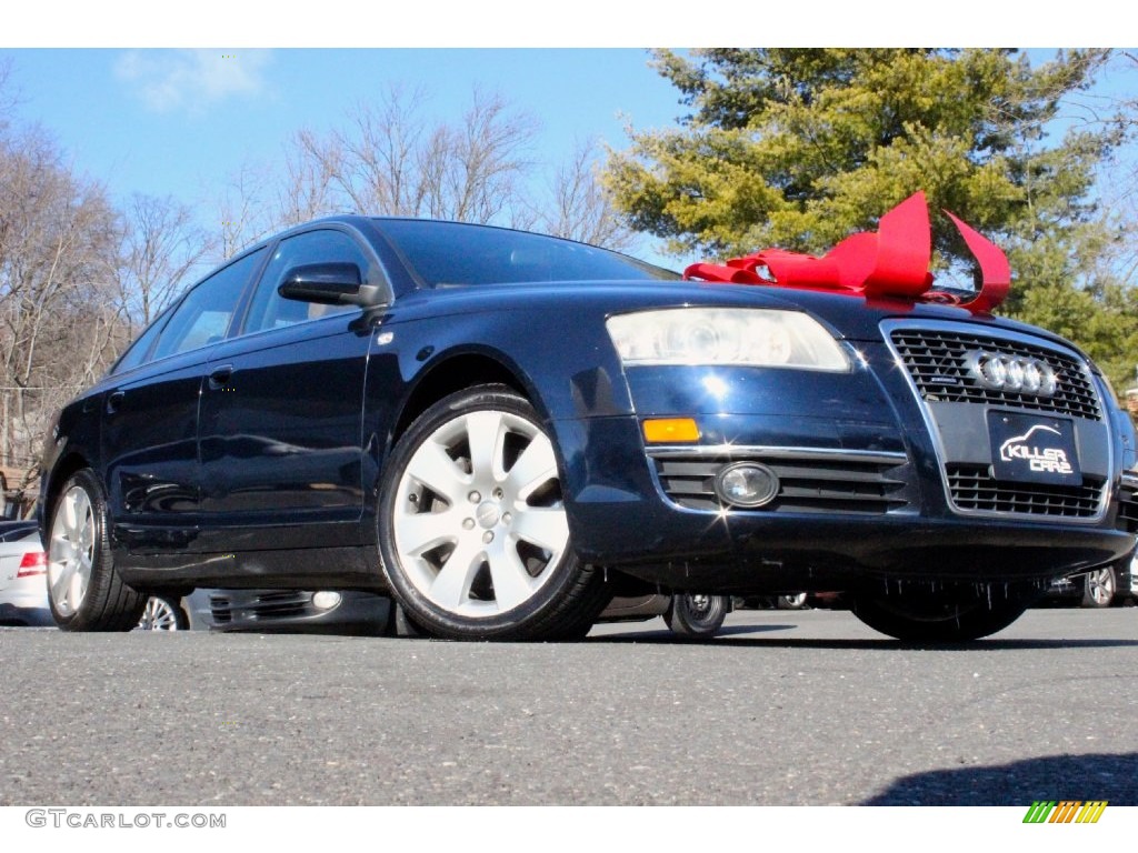 2006 A6 4.2 quattro Sedan - Night Blue Pearl / Ebony photo #13