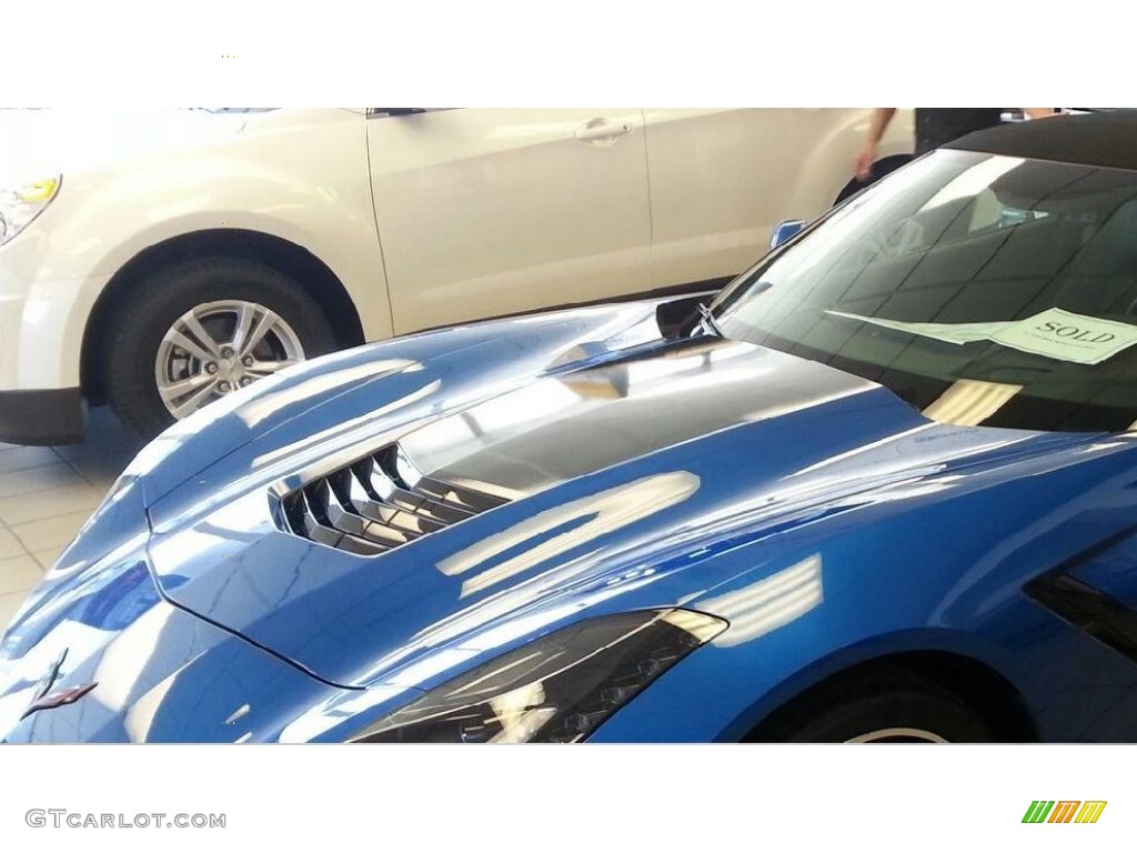 2015 Corvette Stingray Convertible - Laguna Blue Tintcoat / Jet Black photo #4