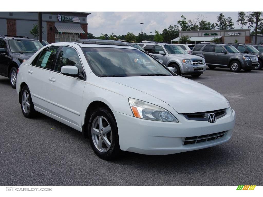 2003 Accord EX-L Sedan - Taffeta White / Ivory photo #1