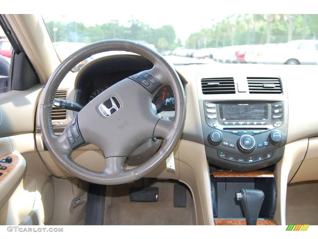 2003 Accord EX-L Sedan - Taffeta White / Ivory photo #3