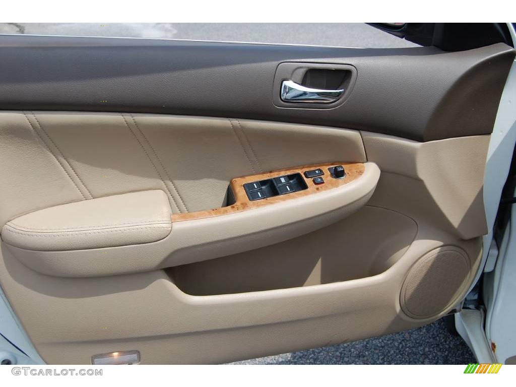 2003 Accord EX-L Sedan - Taffeta White / Ivory photo #6