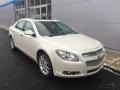 White Diamond Tricoat 2012 Chevrolet Malibu LTZ
