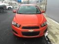 2013 Inferno Orange Metallic Chevrolet Sonic LT Sedan  photo #3