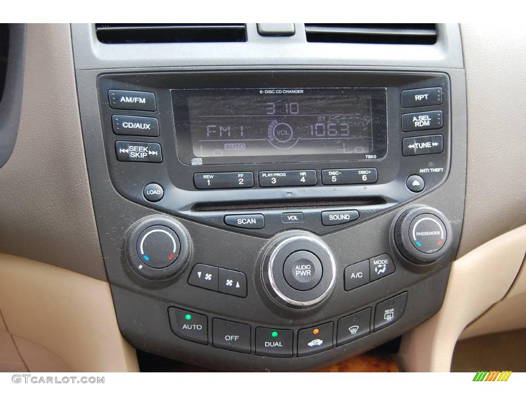 2003 Accord EX-L Sedan - Taffeta White / Ivory photo #21