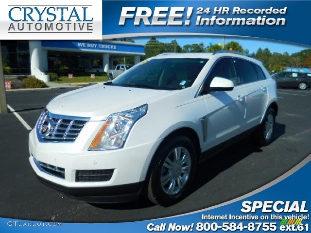 2015 SRX Luxury - Platinum Ice Tricoat / Shale/Brownstone photo #1