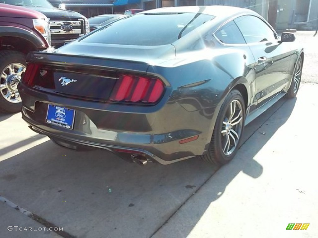 2016 Mustang EcoBoost Coupe - Magnetic Metallic / Ebony photo #7