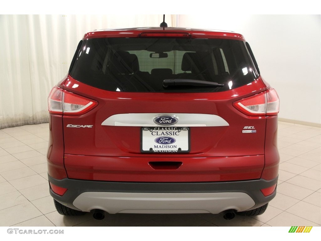 2013 Escape SEL 2.0L EcoBoost 4WD - Ruby Red Metallic / Charcoal Black photo #17