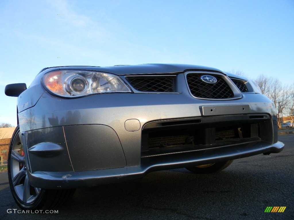 2007 Impreza WRX Sedan - Urban Gray Metallic / Anthracite Black photo #1