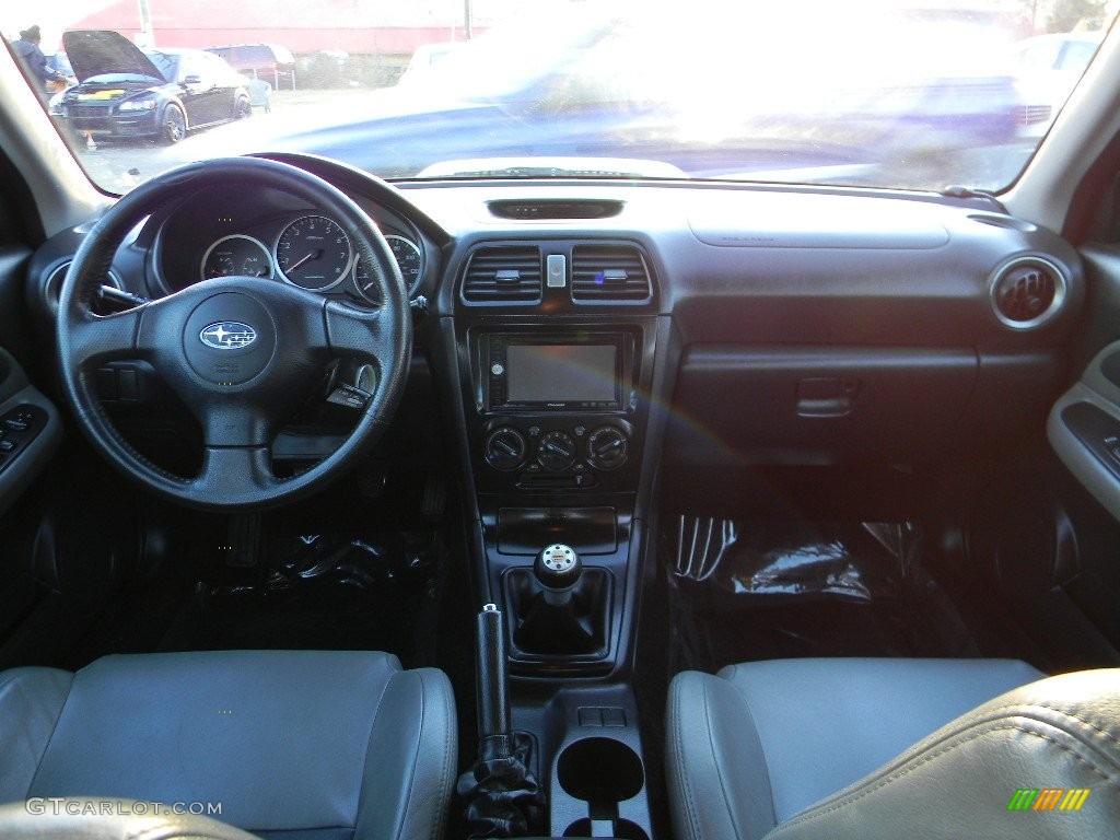 2007 Impreza WRX Sedan - Urban Gray Metallic / Anthracite Black photo #14