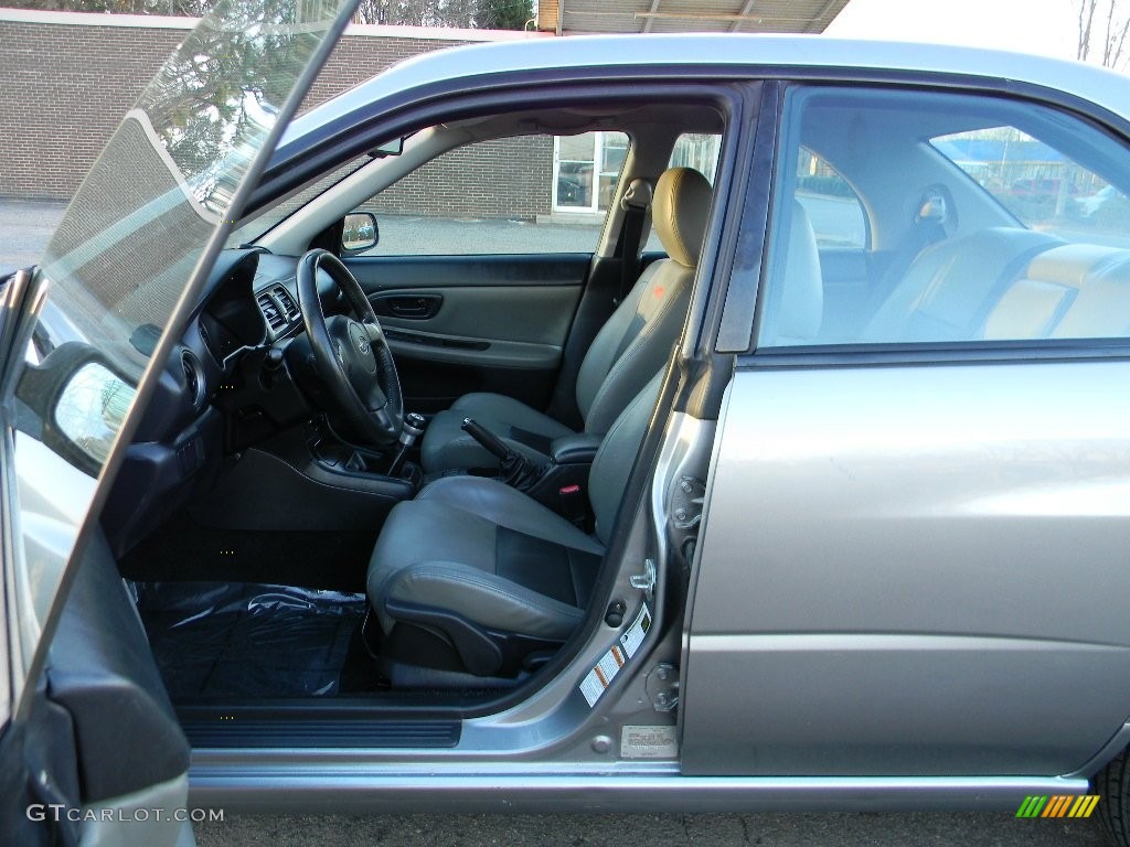 2007 Impreza WRX Sedan - Urban Gray Metallic / Anthracite Black photo #17