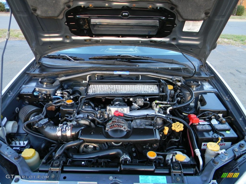 2007 Impreza WRX Sedan - Urban Gray Metallic / Anthracite Black photo #25