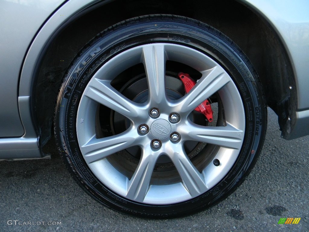 2007 Impreza WRX Sedan - Urban Gray Metallic / Anthracite Black photo #26