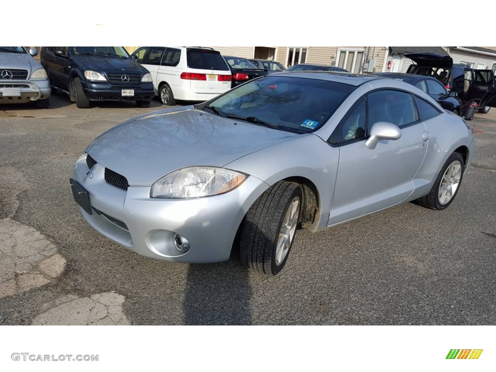 2006 Eclipse GT Coupe - Liquid Silver Metallic / Dark Charcoal photo #9