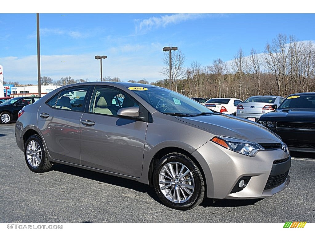 2014 Corolla LE - Brown Sugar Metallic / Ash photo #1