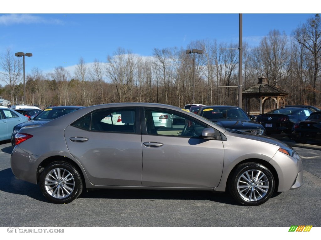 2014 Corolla LE - Brown Sugar Metallic / Ash photo #2