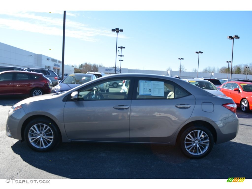 2014 Corolla LE - Brown Sugar Metallic / Ash photo #6