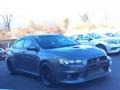 2008 Graphite Gray Pearl Mitsubishi Lancer Evolution GSR  photo #3