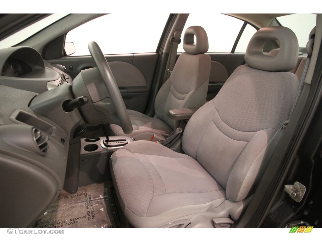 2004 ION 2 Sedan - Black Onyx / Grey photo #5