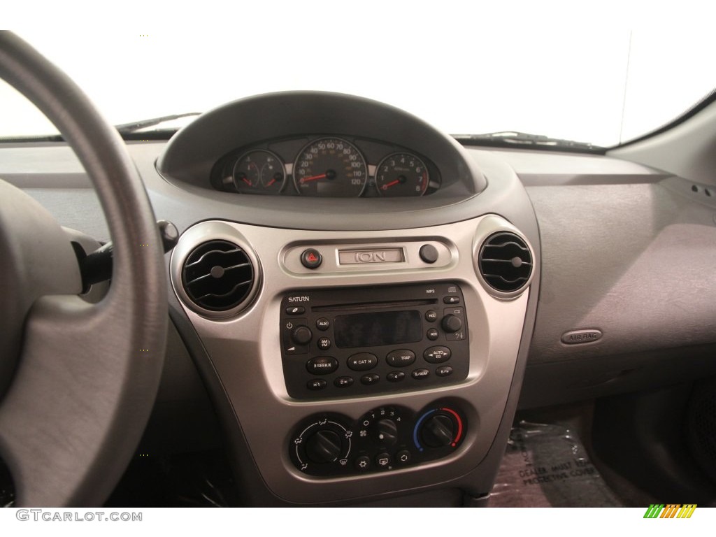 2004 ION 2 Sedan - Black Onyx / Grey photo #7