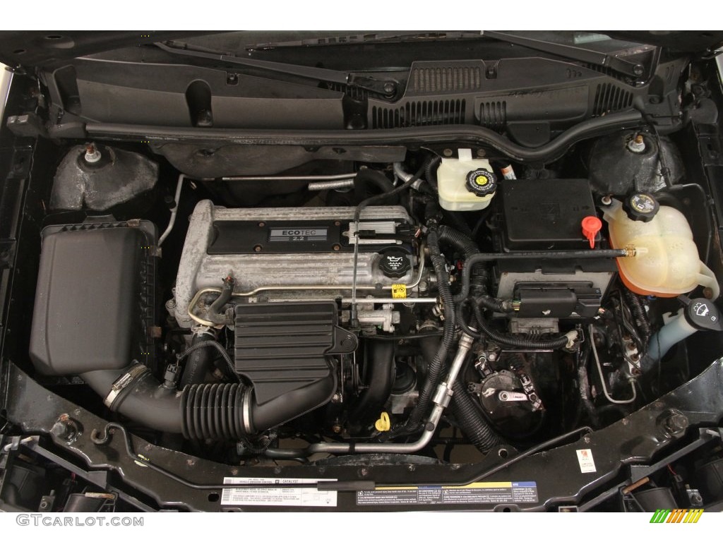 2004 ION 2 Sedan - Black Onyx / Grey photo #14