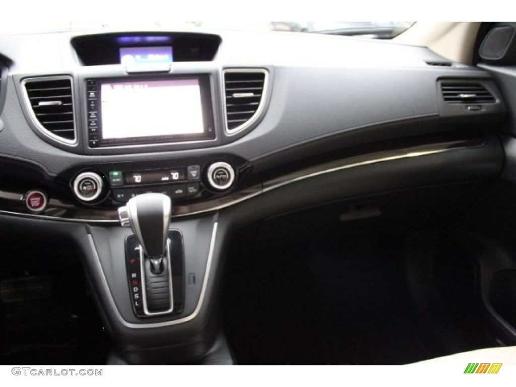 2016 CR-V Touring AWD - Mountain Air Metallic / Beige photo #16