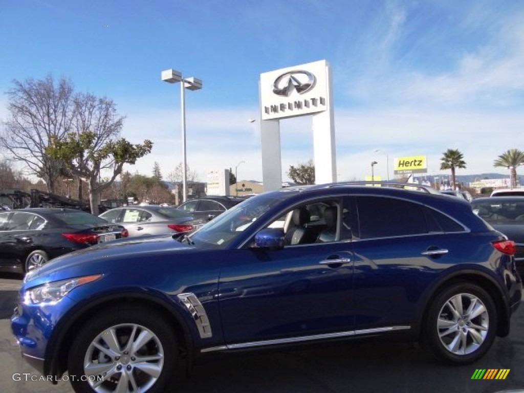 2013 FX 37 AWD - Iridium Blue / Graphite photo #16