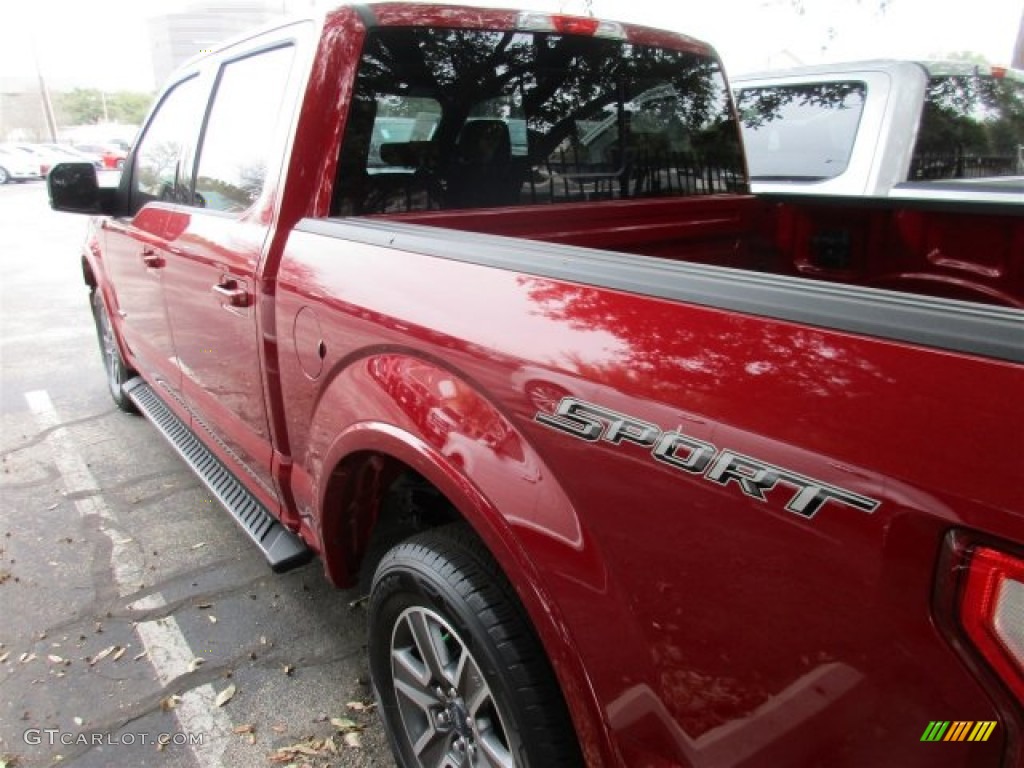 2016 F150 XLT SuperCrew - Ruby Red / Black photo #6