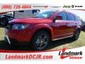 2016 Redline 2 Coat Pearl Dodge Journey Crossroad Plus  photo #1