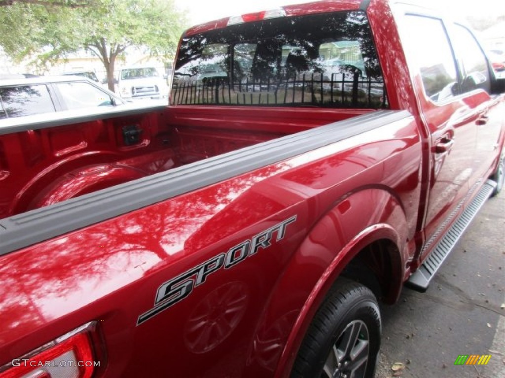 2016 F150 XLT SuperCrew - Ruby Red / Black photo #9