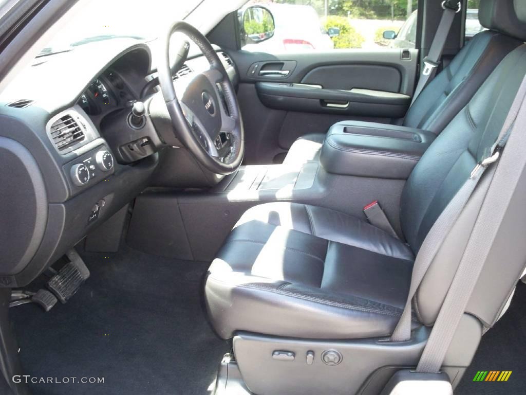 2008 Sierra 1500 SLT Extended Cab 4x4 - Onyx Black / Ebony photo #4