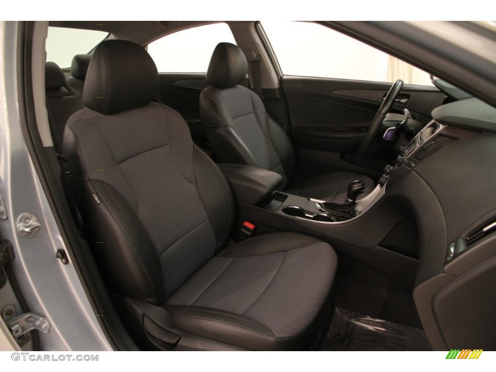 2011 Sonata SE - Iridescent Silver Blue Metallic / Black photo #11