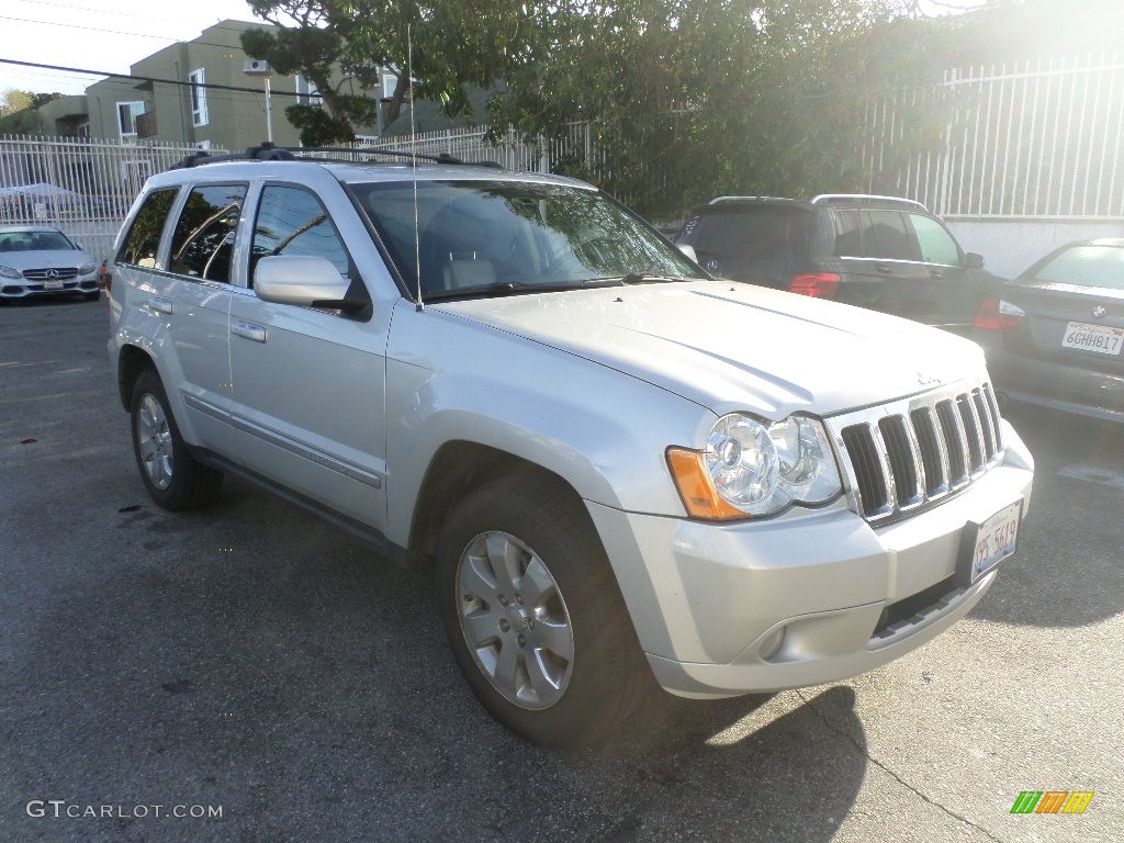 2008 Grand Cherokee Limited 4x4 - Bright Silver Metallic / Dark Slate Gray/Light Graystone photo #1