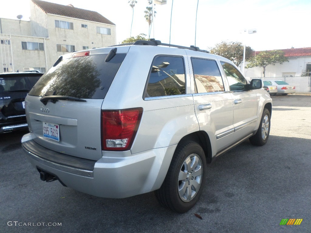 2008 Grand Cherokee Limited 4x4 - Bright Silver Metallic / Dark Slate Gray/Light Graystone photo #2