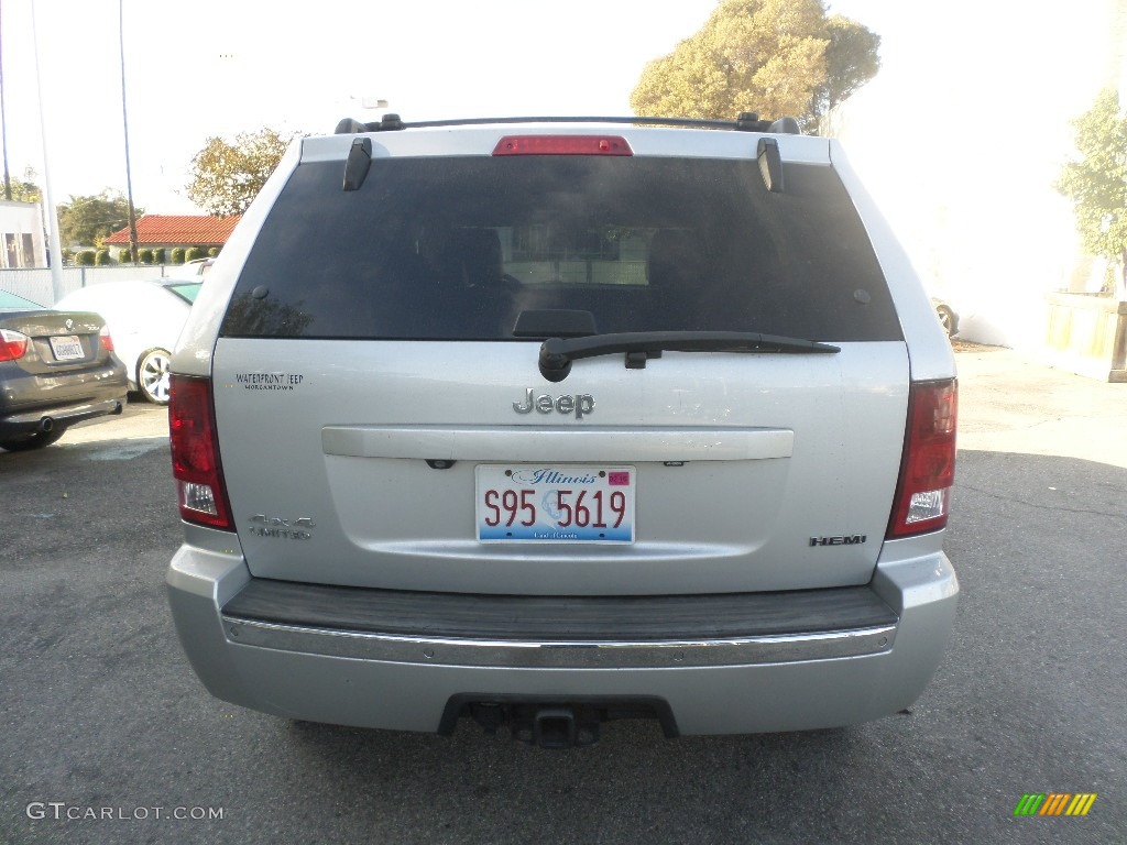 2008 Grand Cherokee Limited 4x4 - Bright Silver Metallic / Dark Slate Gray/Light Graystone photo #3