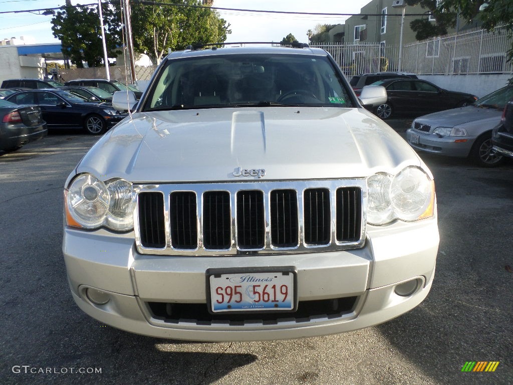 2008 Grand Cherokee Limited 4x4 - Bright Silver Metallic / Dark Slate Gray/Light Graystone photo #6