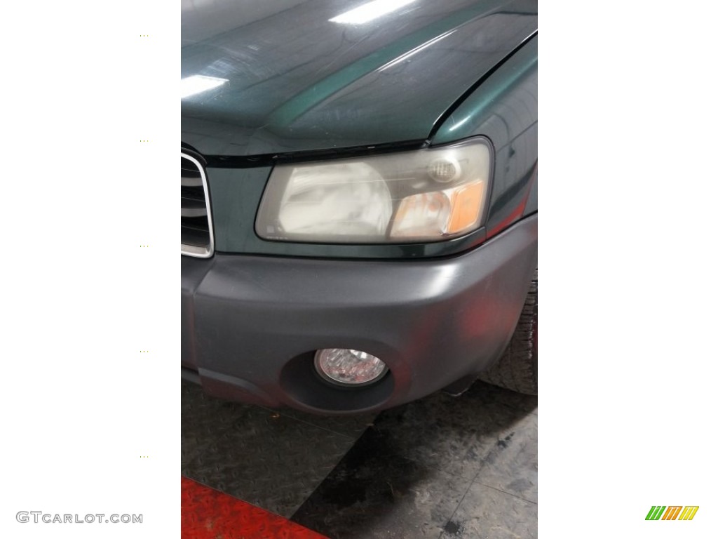 2003 Forester 2.5 X - Woodland Green Pearl / Beige photo #48