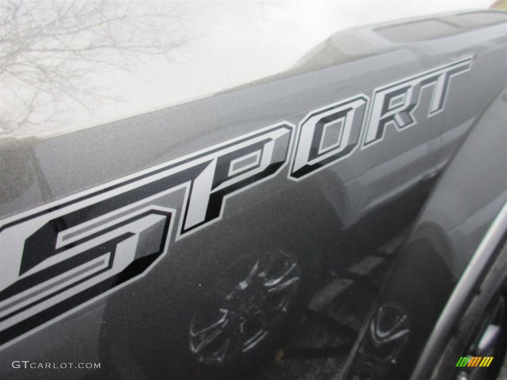 2016 F150 XLT SuperCrew - Magnetic / Black photo #9