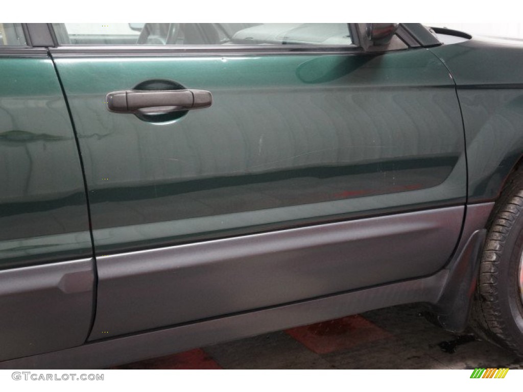 2003 Forester 2.5 X - Woodland Green Pearl / Beige photo #59