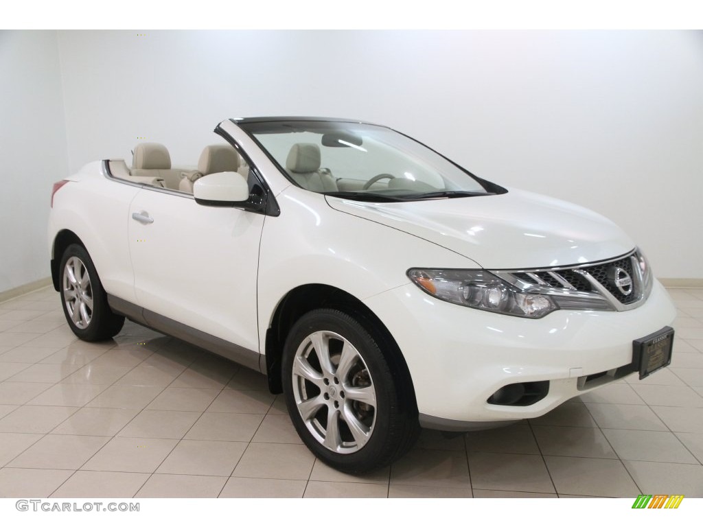 Pearl White 2014 Nissan Murano CrossCabriolet AWD Exterior Photo #110265582
